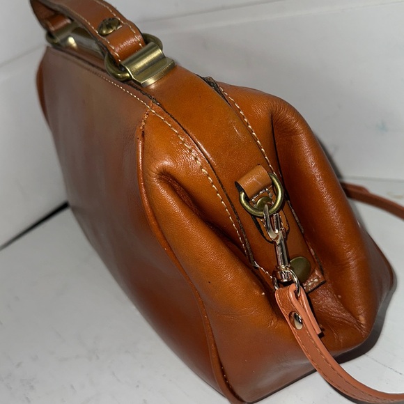 Patricia Nash vintage leather Dr Bag shoulder bag - Picture 5 of 8